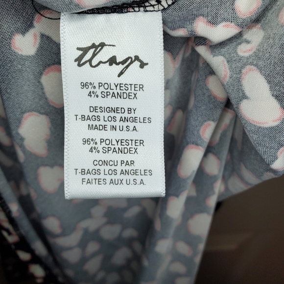 T Bags Abstract Heart Printed Dress Valentines Day Date Large - Picture 11 of 12